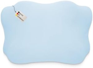 Dukal | Ergonomisches Bezug für Glückstoff (Ergo) Nackenkissen | 100% Baumwolle in ciel - Perfekt für erholsamen Schlaf!