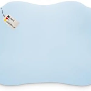 Dukal | Ergonomisches Bezug für Glückstoff (Ergo) Nackenkissen | 100% Baumwolle in ciel - Perfekt für erholsamen Schlaf!