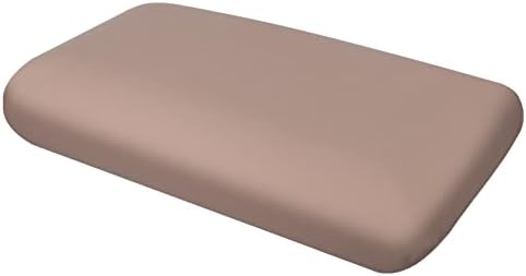 Hochwertiger Kissenbezug für Nackenkissen – Baumwolle, Dunkelgrau, ideal für ergonomischen Schlaf 35x60 bis 45x75 cm