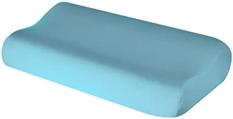 Hochwertiger Kissenbezug für Nackenkissen – Baumwolle, Dunkelgrau, ideal für ergonomischen Schlaf 35x60 bis 45x75 cm