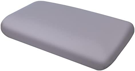 Hochwertiger Kissenbezug für Nackenkissen – Baumwolle, Dunkelgrau, ideal für ergonomischen Schlaf 35x60 bis 45x75 cm