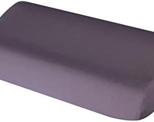 Hochwertiger Kissenbezug für Nackenkissen – Baumwolle, Dunkelgrau, ideal für ergonomischen Schlaf 35x60 bis 45x75 cm