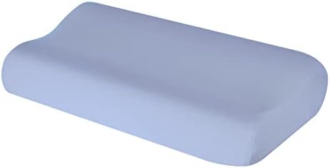 Hochwertiger Kissenbezug für Nackenkissen – Baumwolle, Dunkelgrau, ideal für ergonomischen Schlaf 35x60 bis 45x75 cm