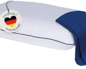 Reisekissen von aus Memory Foam | Entlastung für Kopf & Nacken | Ideal für Auto, Flugzeug, Zug & Camping