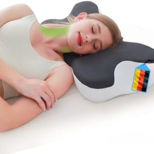 Bewalker Nackenkissen aus Memory Foam – Ergonomisches Schlafkissen für Rücken- und Nackenschmerzen, Ideal gegen Schnarch
