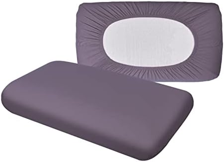 Hochwertiger Kissenbezug für Nackenkissen – Baumwolle, Dunkelgrau, ideal für ergonomischen Schlaf 35x60 bis 45x75 cm