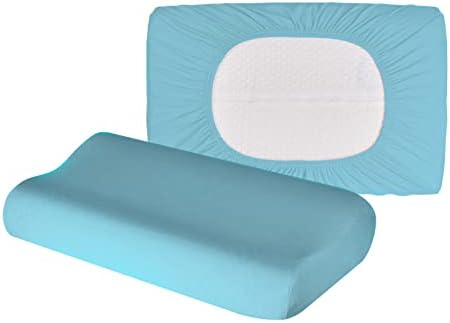 Hochwertiger Kissenbezug für Nackenkissen – Baumwolle, Dunkelgrau, ideal für ergonomischen Schlaf 35x60 bis 45x75 cm