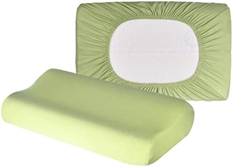 Hochwertiger Kissenbezug für Nackenkissen – Baumwolle, Dunkelgrau, ideal für ergonomischen Schlaf 35x60 bis 45x75 cm