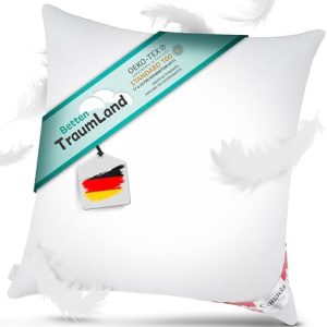 Canada Daunenkissen 80x80 cm – 5 Sterne Hotel Kissen mit 85% Federn für besten Schlafkomfort