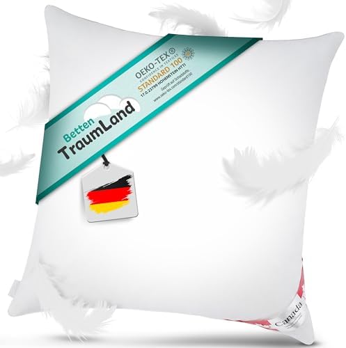 Canada Daunenkissen 80x80 cm – 5 Sterne Hotel Kissen mit 85% Federn für besten Schlafkomfort