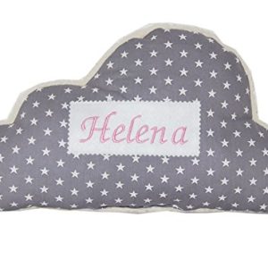 Glückspilz Wolkenkissen personalisierbar - Wählbare Farben für das Kinderzimmer