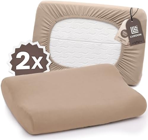 Gesundheitskissen Kissenbezug – Atmungsaktiv und Hautfreundlich, Waschbar, 2er Pack für Komfort und Hygiene, Weiß 30-45