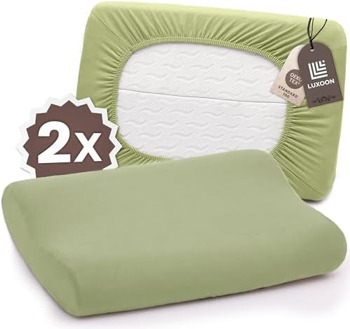 Gesundheitskissen Kissenbezug – Atmungsaktiv und Hautfreundlich, Waschbar, 2er Pack für Komfort und Hygiene, Weiß 30-45