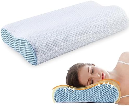 2026 Ergonomisches Hochdichte Memory Foam Kissen von - Ideal gegen Nacken- und Schulterschmerzen mit abnehmbarem Bambus