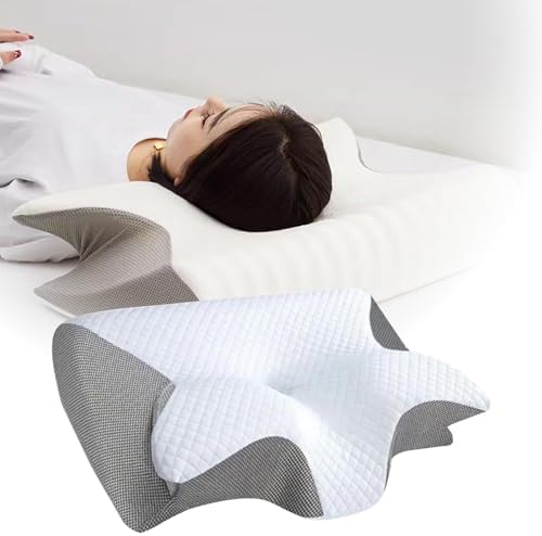 Generisch Ergonomisches Nackenkissen aus Memory Foam für gewichtige Entspannung beim Schlafen zur Nackenstütze gegen Sch