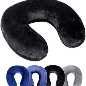 Schramm Rocco e.K. Nackenkissen – Orthopädisches Reisekissen aus Memory-Schaum für bequeme Reisen in 4 Farben