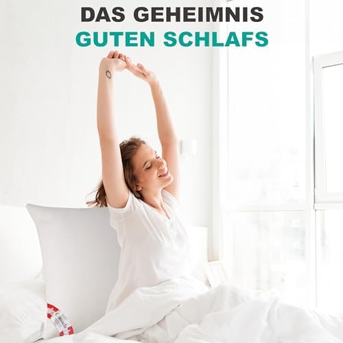 Canada Daunenkissen 80x80 cm – 5 Sterne Hotel Kissen mit 85% Federn für besten Schlafkomfort