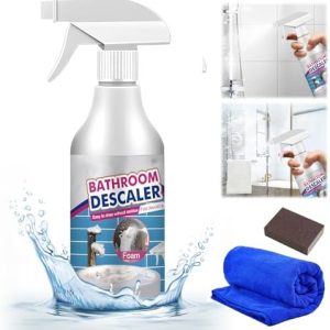 Fleckenentferner von 2025 für hartnäckige Flecken – Extra starker Duschkabinen- und WC-Reiniger für strahlend sauberes B