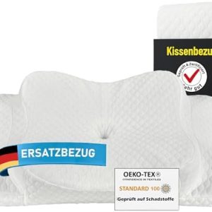 Premium Ersatzbezug für Nackenstützkissen – Weiche Bambusfaser, atmungsaktiv & Oeko-TEX® geprüft – Ideal für erholsamen