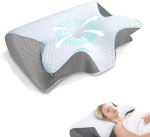 Curosleep Ergonomisches Nackenkissen – Original Dreamsleepz für schmerzfreies Schlafen, ideal für Seitenschläfer & Rücke