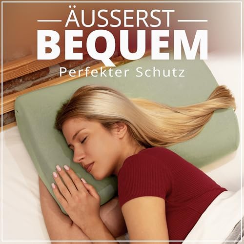 Gesundheitskissen Kissenbezug – Atmungsaktiv und Hautfreundlich, Waschbar, 2er Pack für Komfort und Hygiene, Weiß 30-45