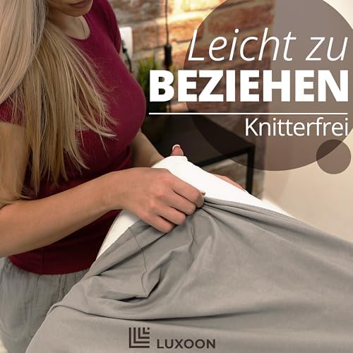 Gesundheitskissen Kissenbezug – Atmungsaktiv und Hautfreundlich, Waschbar, 2er Pack für Komfort und Hygiene, Weiß 30-45