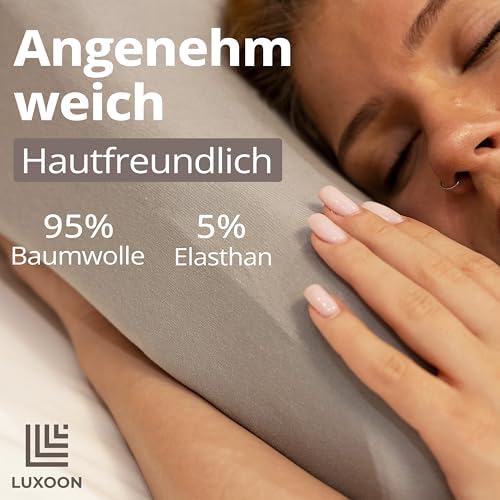Gesundheitskissen Kissenbezug – Atmungsaktiv und Hautfreundlich, Waschbar, 2er Pack für Komfort und Hygiene, Weiß 30-45