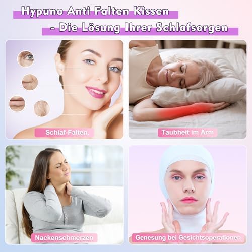 Orthopädisches Memory Foam Kopfkissen – Ergonomisches Nackenstützkissen für schmerzfreies Schlafen mit kühlendem, waschb