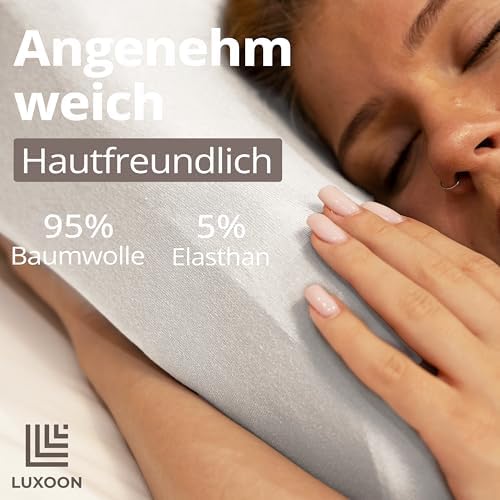 Gesundheitskissen Kissenbezug – Atmungsaktiv und Hautfreundlich, Waschbar, 2er Pack für Komfort und Hygiene, Weiß 30-45