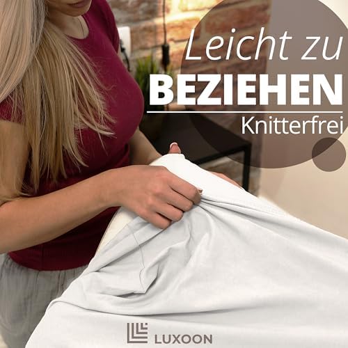 Gesundheitskissen Kissenbezug – Atmungsaktiv und Hautfreundlich, Waschbar, 2er Pack für Komfort und Hygiene, Weiß 30-45