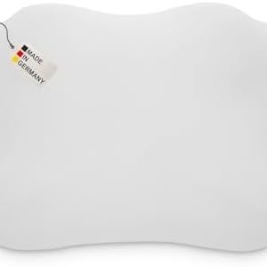 Dukal Bezug für Ergo Orthopädisches Kissen – Zibroges Nackenkissen in Weiß, 100% Baumwolle, OEKO-TEX STANDARD 100.