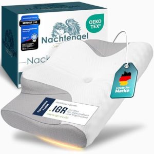 Orthopädisches Memory Foam Kissen – Ergonomisch, IGR-zertifiziert, ideal gegen Nackenschmerzen für alle Schlafpositionen
