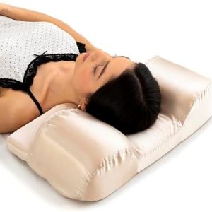 InnovaGoods Anti-Falten Nackenkissen mit Satinbezug – Ergonomisch für Relaxen und Schönheit während Reisen